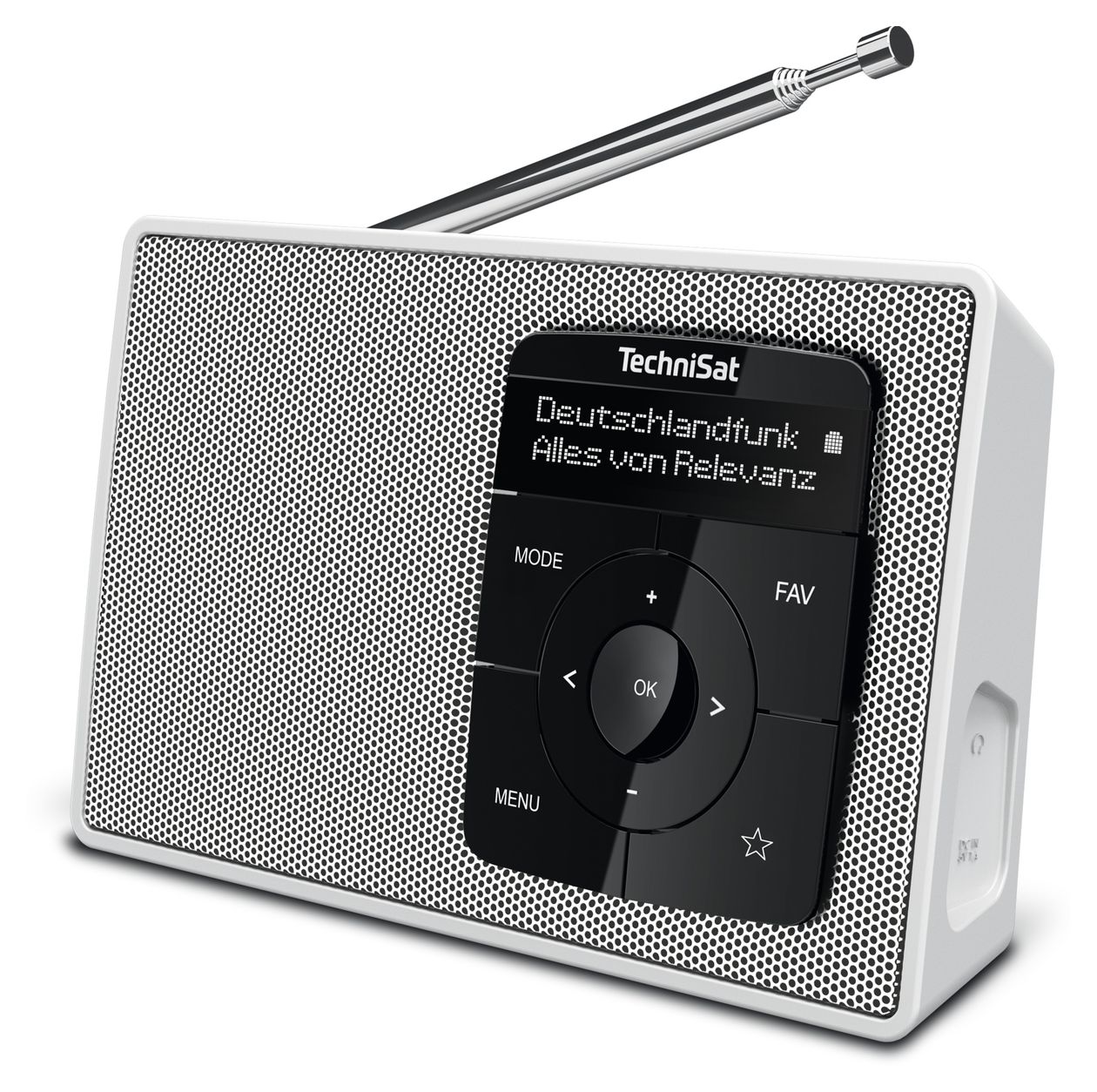 DigitRadio 2 Bluetooth DAB+, FM Radio Tragbar  (Weiß) 