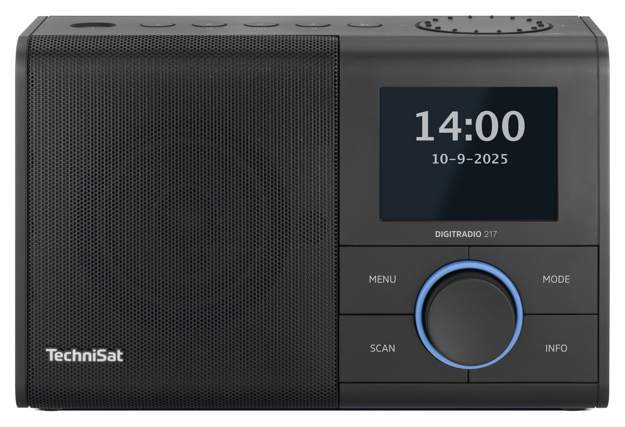 Digitradio 217 Bluetooth DAB+, FM, VHF Radio Tragbar  (Schwarz) 