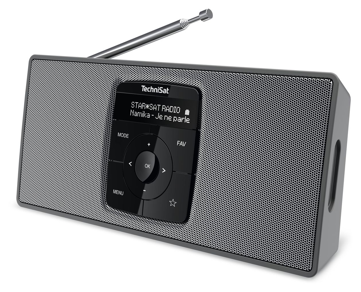 DigitRadio 2S Bluetooth DAB+, FM Radio Tragbar  (Schwarz, Silber) 