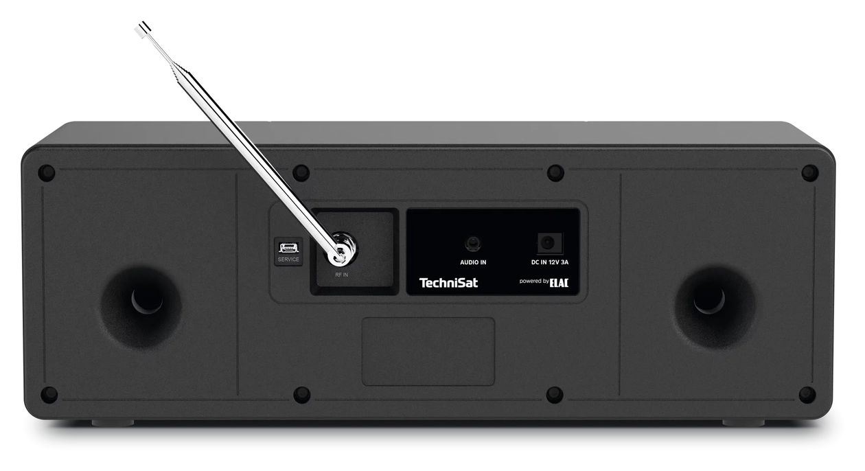 DigitRadio 3 ASA DAB+/UKW Radio Bluetooth (Schwarz/Silber) 