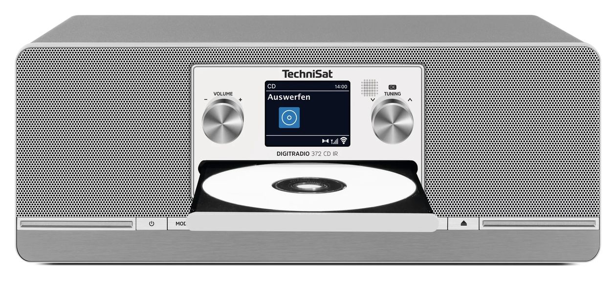 DigitRadio  372CD IR Bluetooth DAB+, FM Radio Internet  (Anthrazit, Silber) 