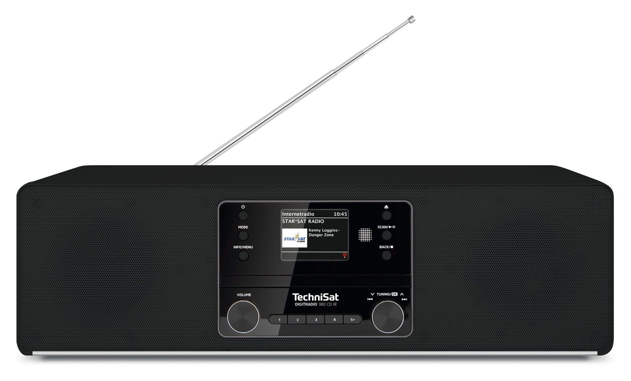 Digitradio 380CD IR Bluetooth DAB+, FM Radio Internet  (Schwarz) 