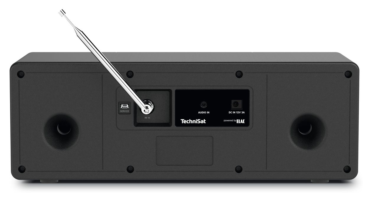 DigitRadio 4C Bluetooth DAB+, FM Radio Persönlich  (Schwarz, Silber) 