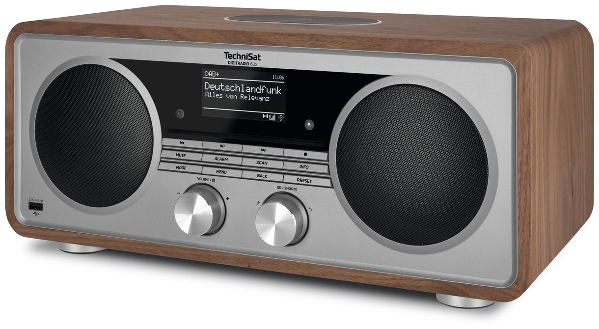 Digitradio 602 Bluetooth DAB+, FM Radio (Silber) 