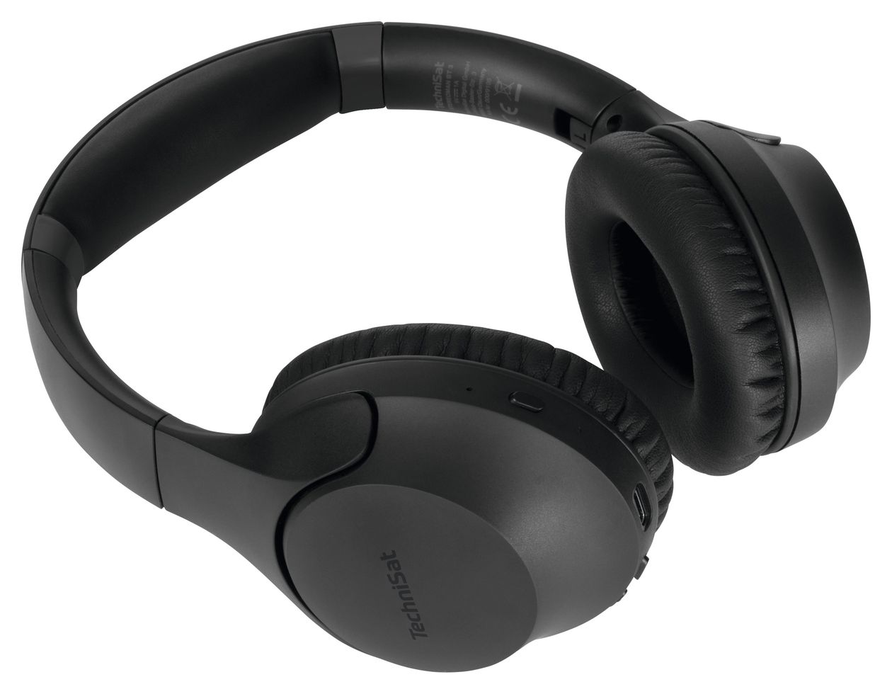 StereoMan 3 BT Ohraufliegender Bluetooth Kopfhörer kabellos 60 h Laufzeit USB Typ-C  (Schwarz) 