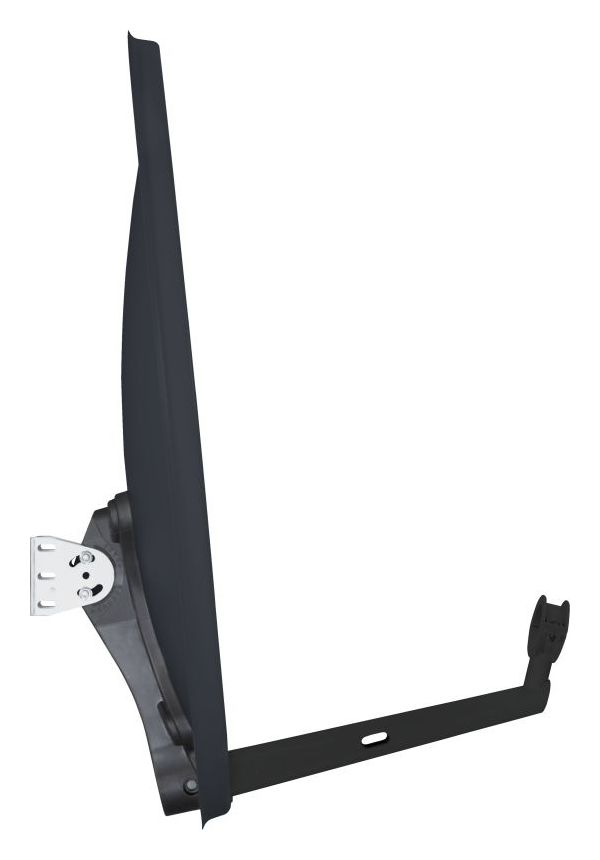 TechniTenne 70 70 cm Stahl Sat-Spiegel  (Anthrazit) 