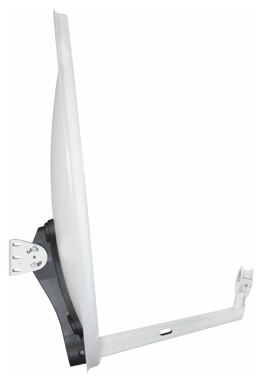 TechniTenne 70 70 cm Stahl Sat-Spiegel  (Grau) 