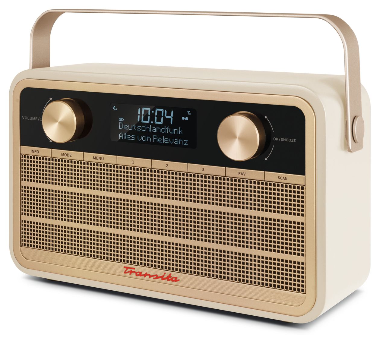 Transita 120 DAB+, FM Radio Tragbar  (Beige) 
