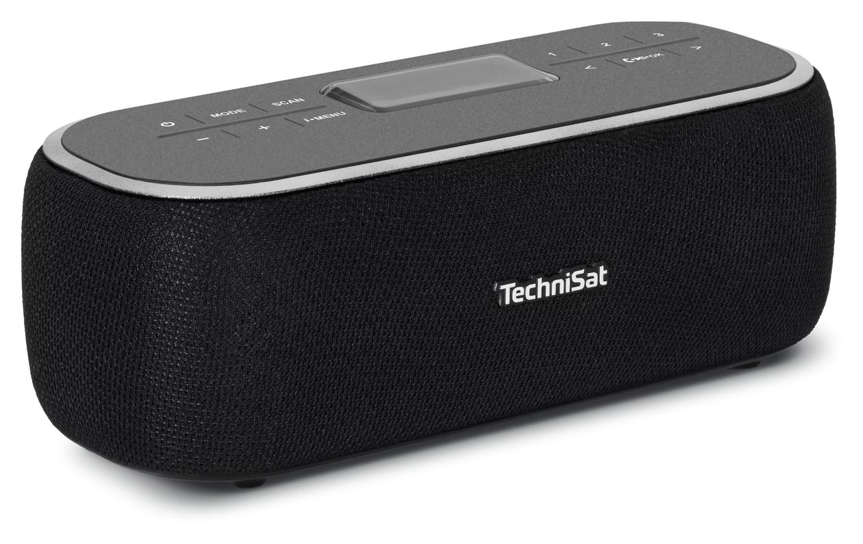 Viola BT1 Bluetooth DAB+, FM Radio Tragbar  (Schwarz, Grau) 