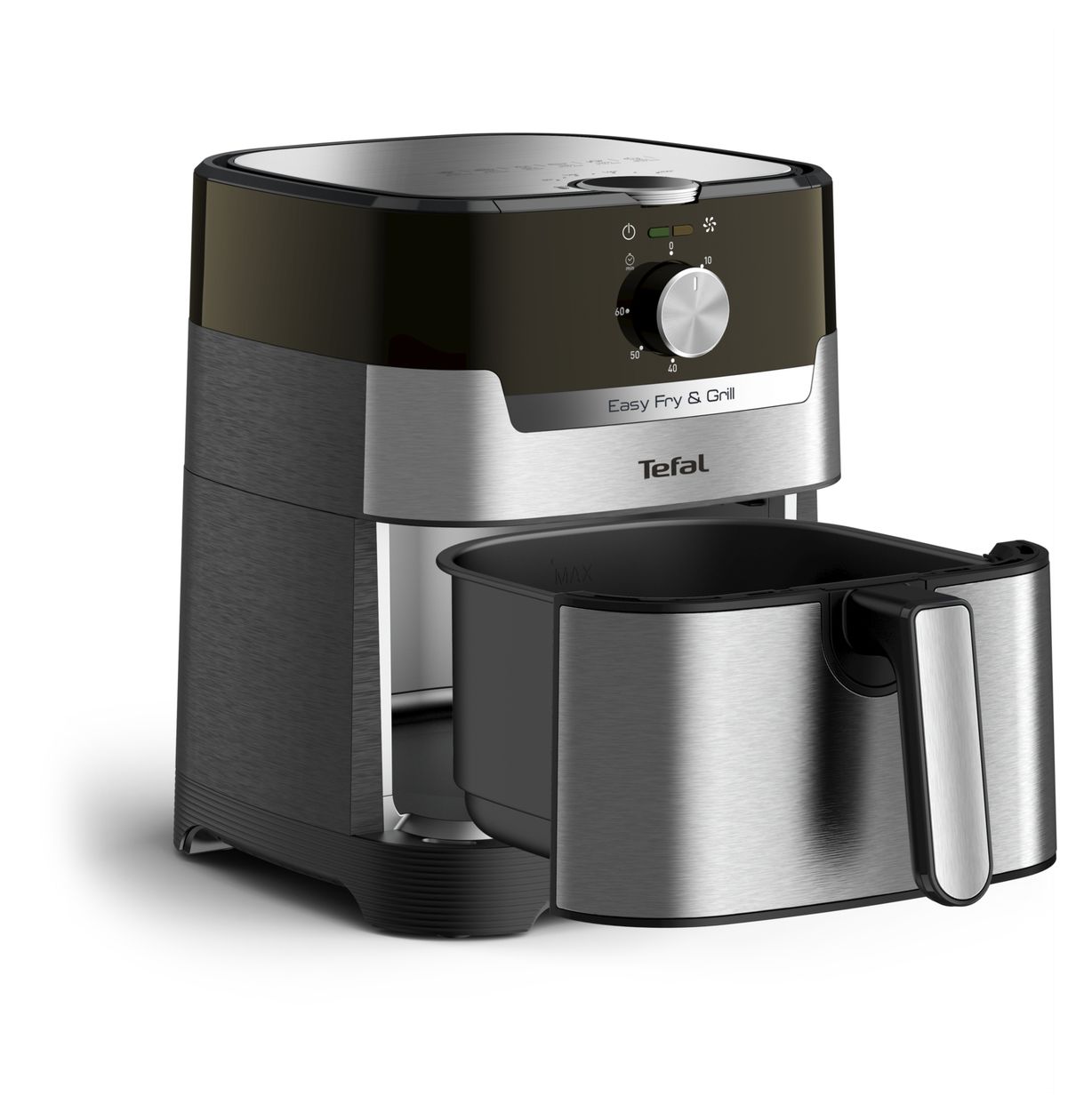 EY501D Easy Fry & Grill Classic Heißluftfritteuse 4,2 l 1550 W  (Edelstahl) 
