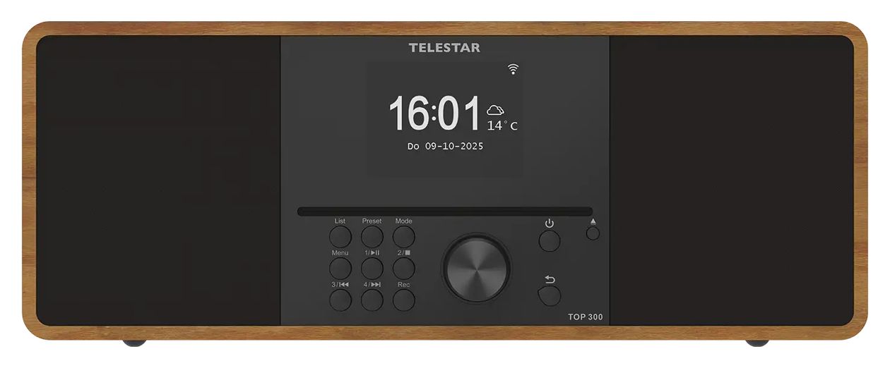 Top 300 Bluetooth DAB+, FM Radio Internet  (Holz) 