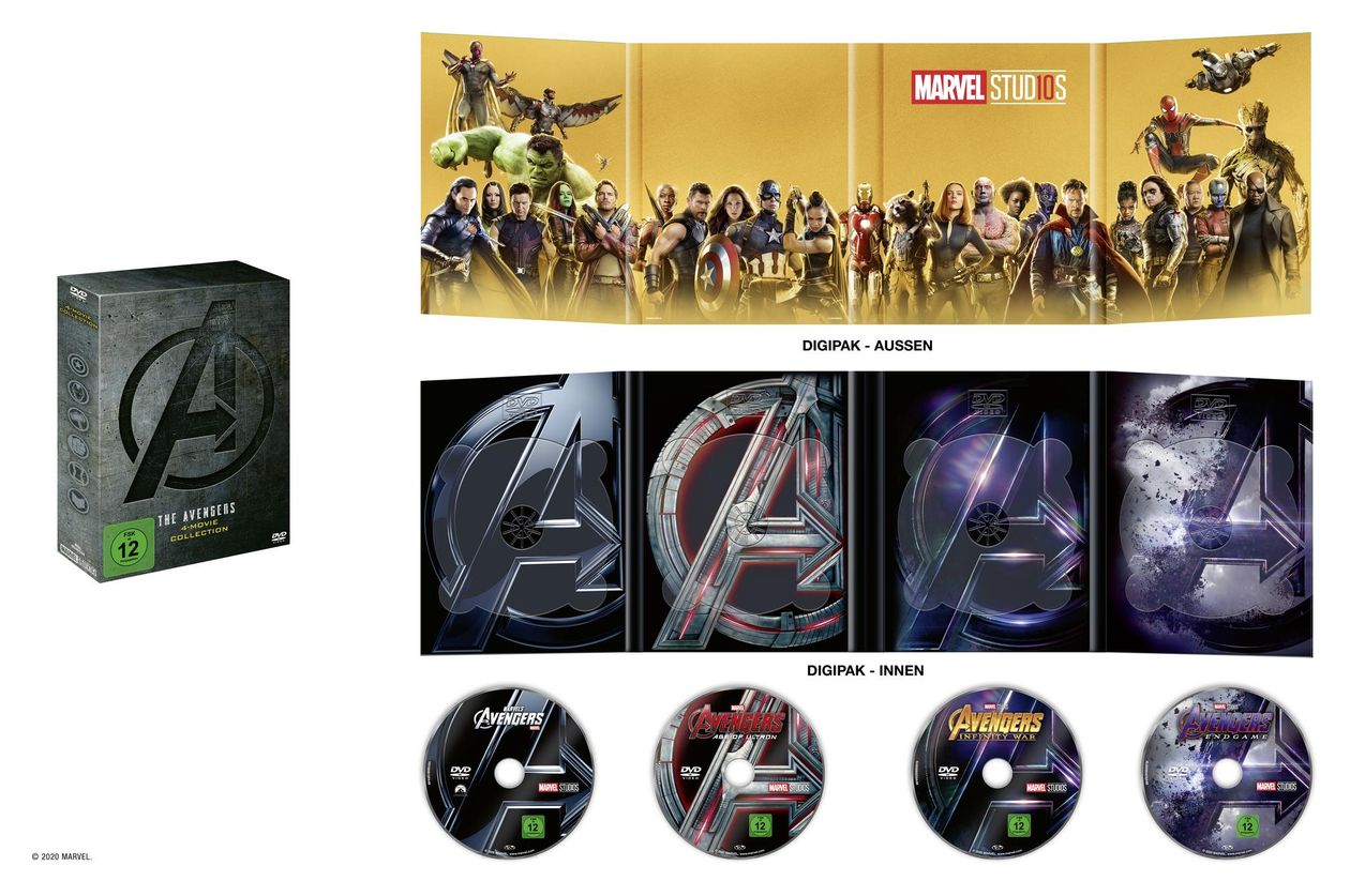 The Avengers 4-Movie Collection (DVD) 