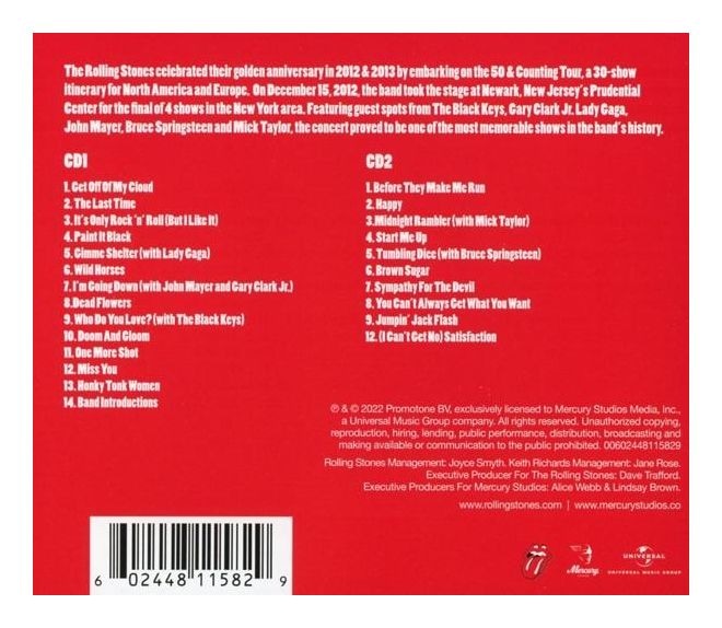 The Rolling Stones - GRRR Live! Live At Newark (2CD) 