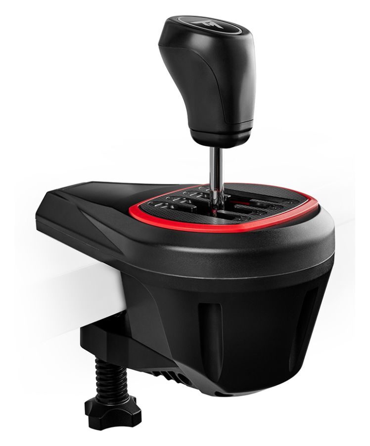 TH8S Schalthebel-Erweiterung für Rennlenkrad PlayStation 5, PlayStation 4, Xbox One, Xbox Series S, Xbox Series X, PC PS5, PS4, Xbox One and Xbox Series X|S Thrustmaster Force Feedback racing wheels Kabelgebunden  (Schwarz, Rot) 
