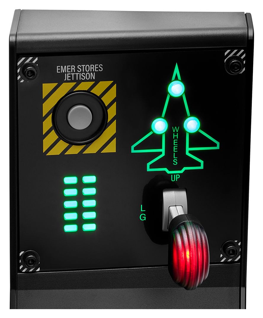 Viper Panel Analog / Digital Flugsimulation für PC  (Schwarz) 