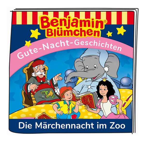 10000202 Benjamin Blümchen – Märchennacht im Zoo 44 min  (Blau, Grau, Rot) 