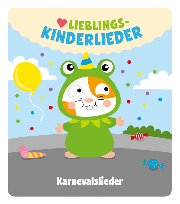 10001987 Lieblings-Kinderlieder - Karnevalslieder 50 min  (Mehrfarbig) 