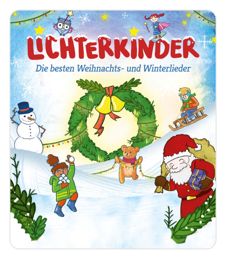 11000602 Lichterkinder - Die besten Weihnachts- und Winterlieder (Blau, Pink, Rot, Weiß, Gelb) 