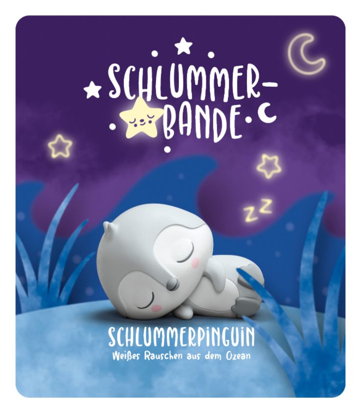 11001281 Schlummerpinguin - Rauschen aus dem Ozean 120 min  (Grau, Pink, Weiß) 