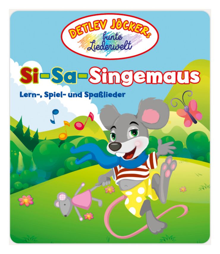 11004040 Detlev Jöcker - Lern- Spiel- und Spaßlieder 50 min (Grau, Weiß, Gelb, Rot, Grün, Blau, Pink) 
