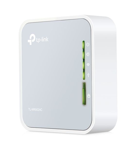 TL-WR902AC	AC750 WiFi 5 Router Dual-Band (2,4 GHz/5 GHz) 300 Mbit/s 