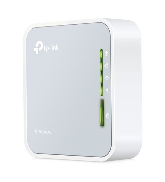 TL-WR902AC	AC750 WiFi 5 Router Dual-Band (2,4 GHz/5 GHz) 300 Mbit/s 