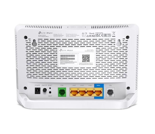 VX231v Internet Box 4 WiFi 6 Router Dual-Band (2,4 GHz/5 GHz) 574 Mbit/s 