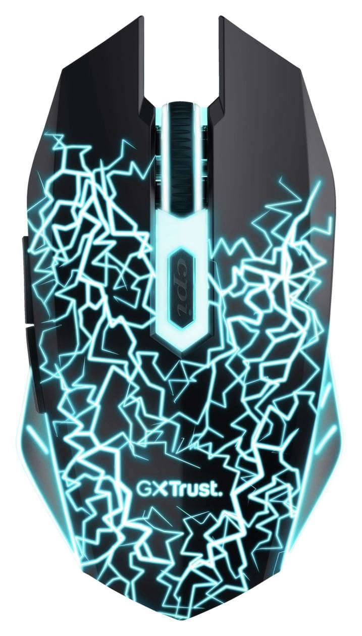 GXT 107 Izza 2000 DPI Gaming Maus Optisch  (Schwarz) 