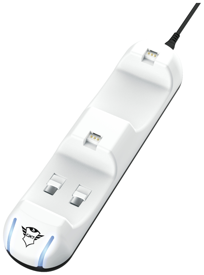 GXT251 Duo Charging Dock PlayStation 5 Kabelgebunden (Schwarz, Weiß) 