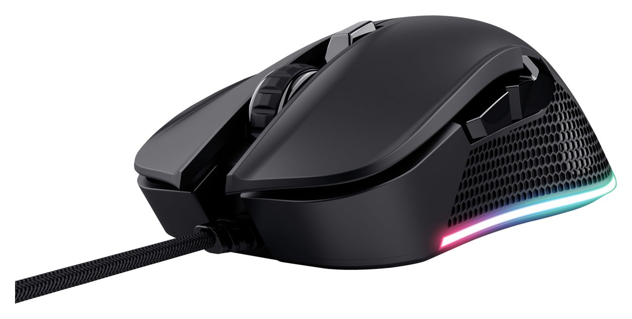 GXT 922 YBAR 7200 DPI Gaming Maus Optisch  (Schwarz) 