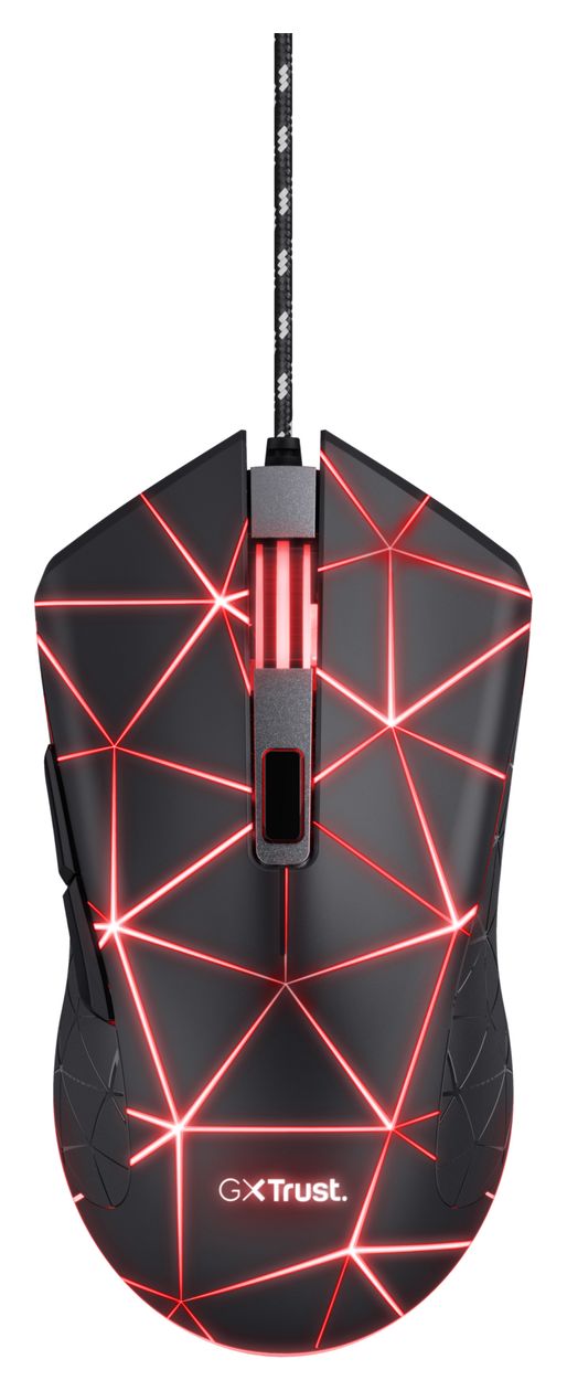 GXT133 Locx 4000 DPI Gaming Maus Optisch  (Schwarz) 
