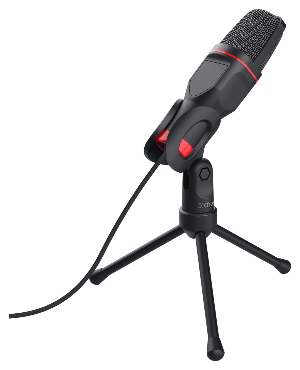 GXT212 Kabelgebunden PC-Mikrofon USB / 3,5 mm  (Schwarz, Rot) 