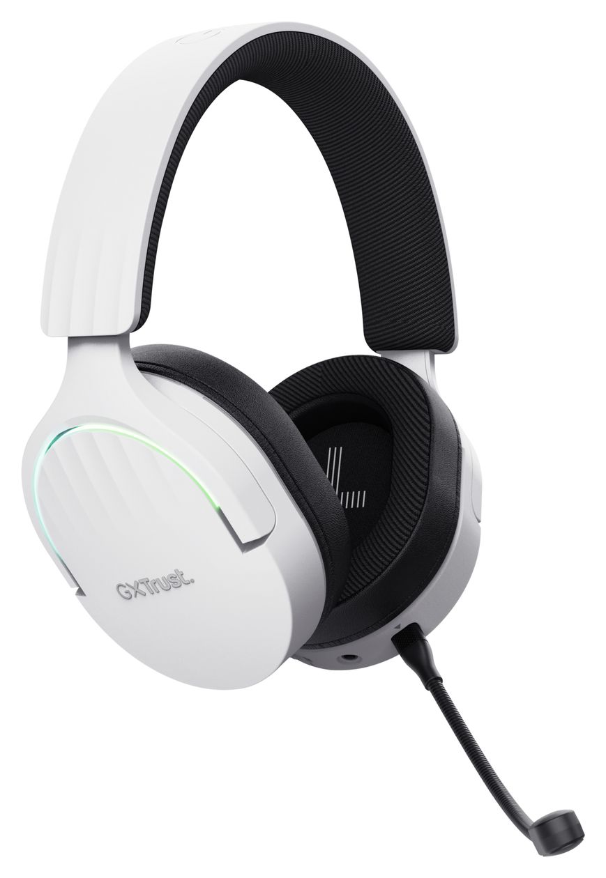 GXT491 Fayzo Bluetooth Kopfhörer kabelgebunden&kabellos 22 h Laufzeit USB Typ-C  (Schwarz, Weiß) 