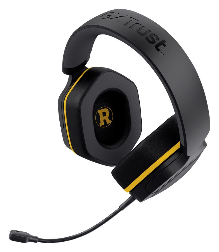 GXT492BM Carus Batman Over Ear Kopfhörer Kabelgebunden  (Schwarz, Gelb) 
