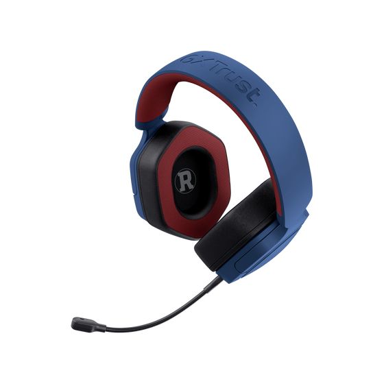 GXT492SM Carus Over Ear Kopfhörer Kabelgebunden  (Blau, Rot) 