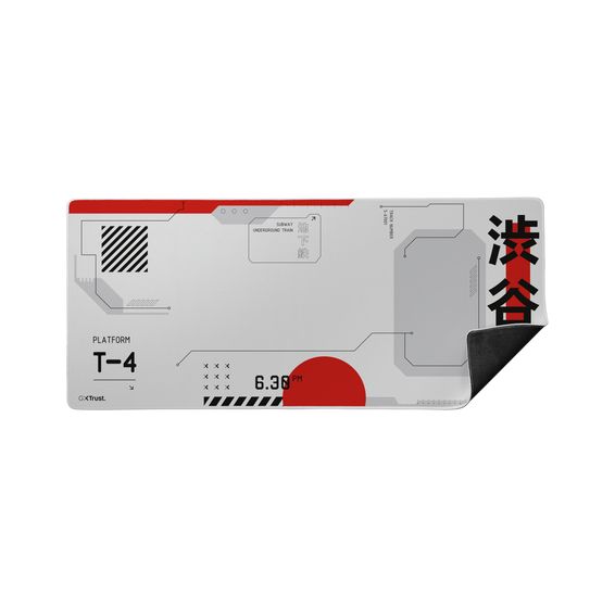GXT759 XXL Mauspad (Schwarz, Grau, Rot, Weiß) 