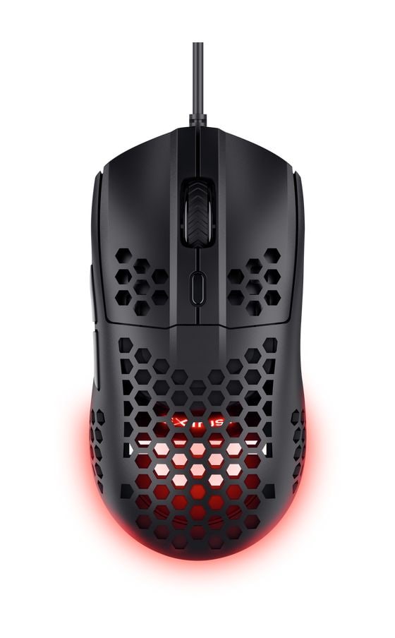 GXT928 Helox 6400 DPI Gaming Maus Optisch  (Schwarz) 