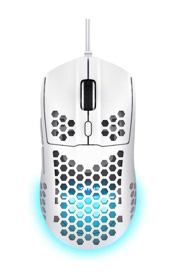 GXT928 Helox 6400 DPI Gaming Maus Optisch  (Weiß) 