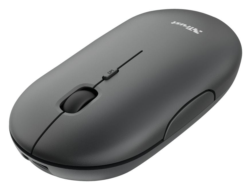 Puck 1600 DPI Büro Maus Optisch  (Schwarz) 