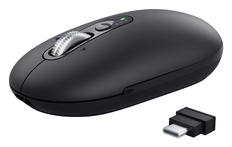 Seron Slim Multi 3200 DPI Büro Maus Optisch  (Schwarz) 