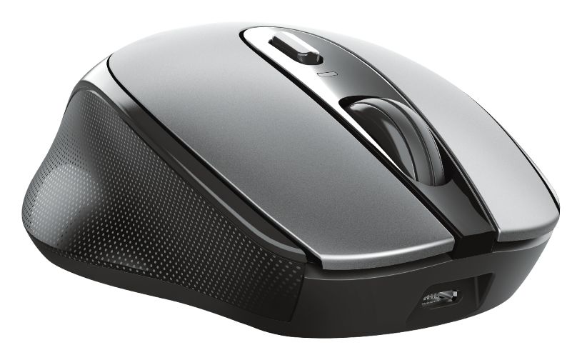 Zaya 1600 DPI Büro Maus Optisch  (Schwarz, Grau) 