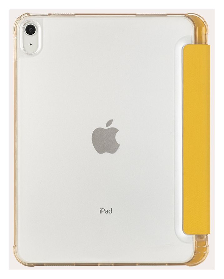 IPD1022ST-DY Folio aus Polycarbonat, Thermoplastische Polyurethane (TPU) für Apple iPad 10.9" 10th gen 2022 bis 27,7 cm (10.9") Schockresistent (Transparent, Gelb) 