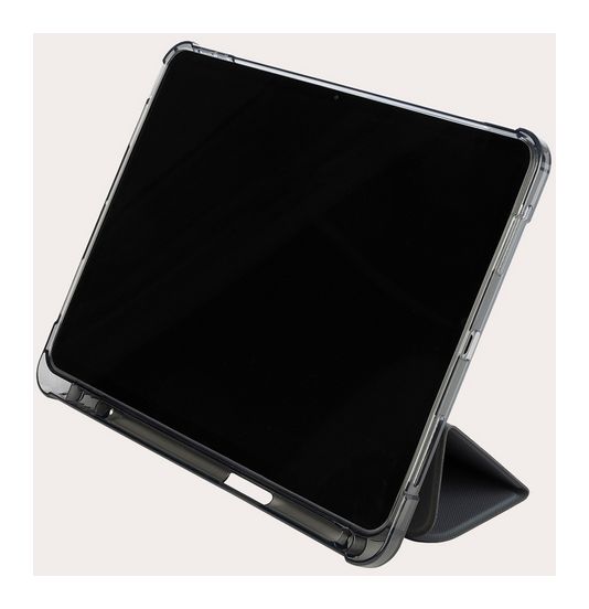 Satin Folio aus Kunststoff für Apple iPad Air 11 Zoll M2/M3 bis 27,9 cm (11") Schockresistent (Grau) 