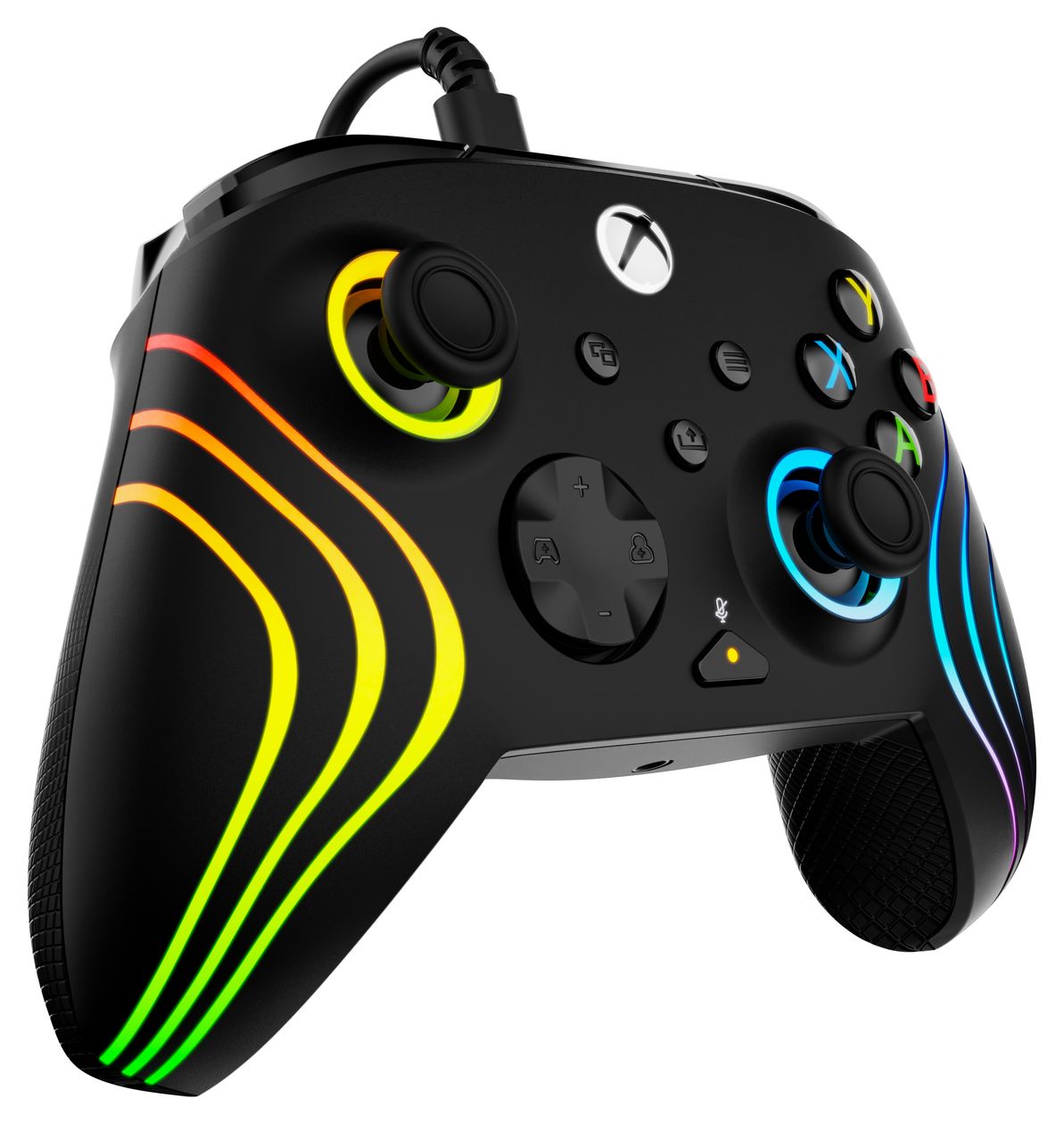 Afterglow Wave Wired Controller Gamepad für PC, Xbox, Xbox One, Xbox Series S, Xbox Series X  (Schwarz) 