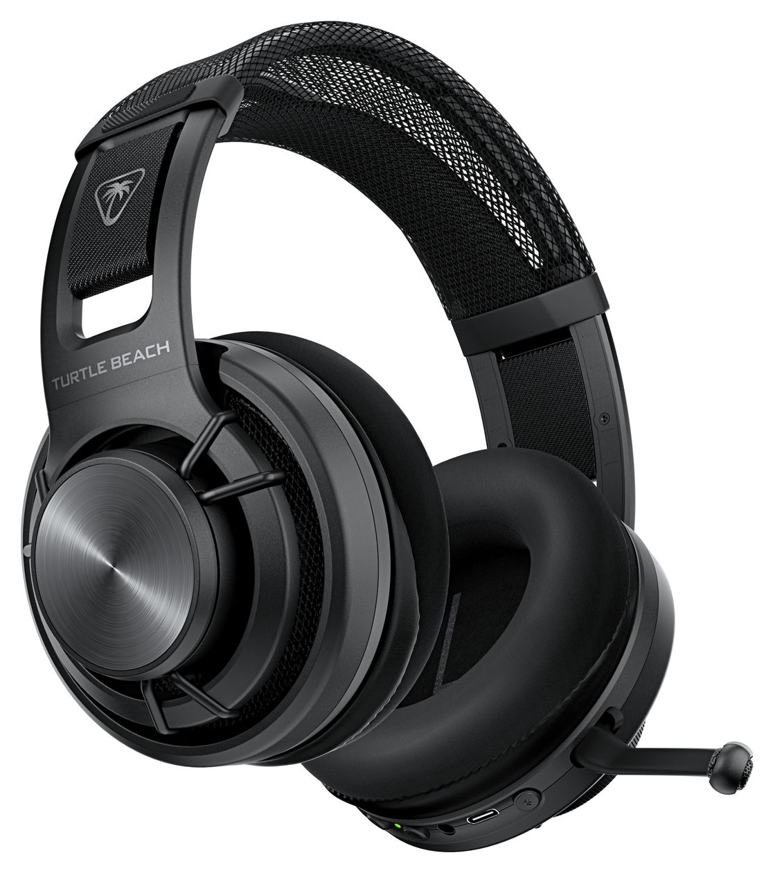 Atlas Air Gaming Over Ear Bluetooth Kopfhörer kabelgebunden&kabellos 50 h Laufzeit  (Schwarz) 