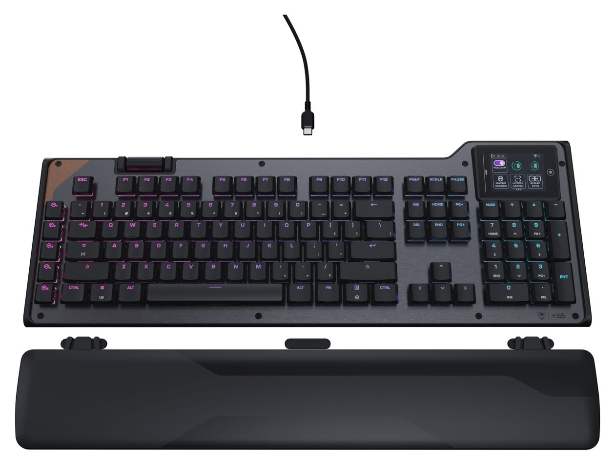 Command Series KB5 RGB-LED Gaming Tastatur USB  (Schwarz) 