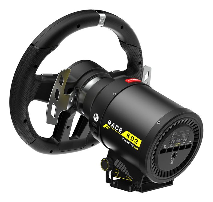 VelocityOne Race KD3 Getriebe + Pedale für Android, PC, Xbox One, Xbox One S, Xbox One X, Xbox Series S, Xbox Series X  (Schwarz) 