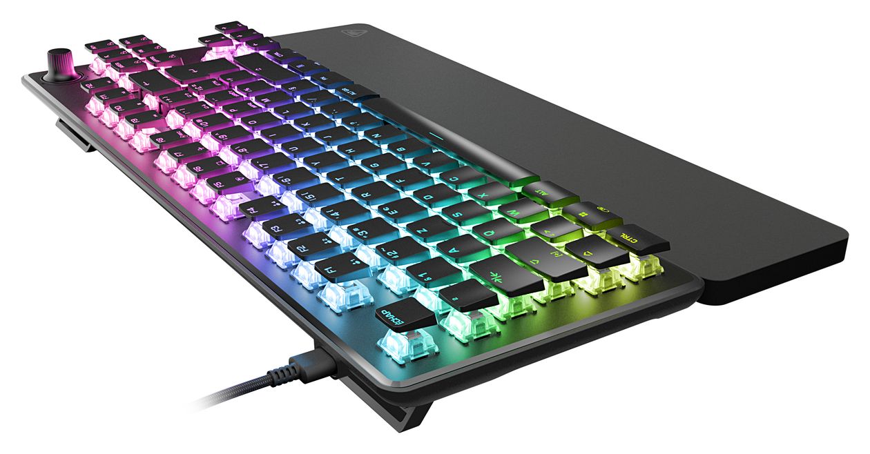 Vulcan II TKL Pro RGB-LED Gaming Tastatur USB  (Schwarz) 