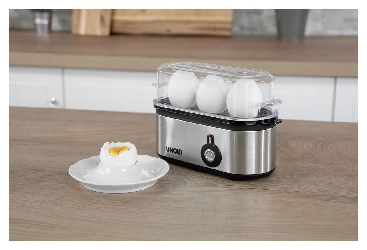 38610 Mini Eierkocher für 3 Eier  (Edelstahl) 