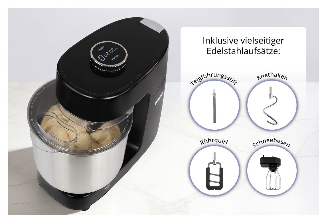 78535 Spirella Standmixer 8 Stufen 800 W  (Schwarz) 